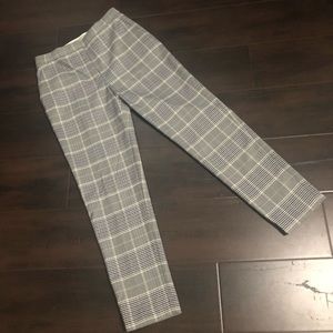NWT H&M Gray Plaid Slacks